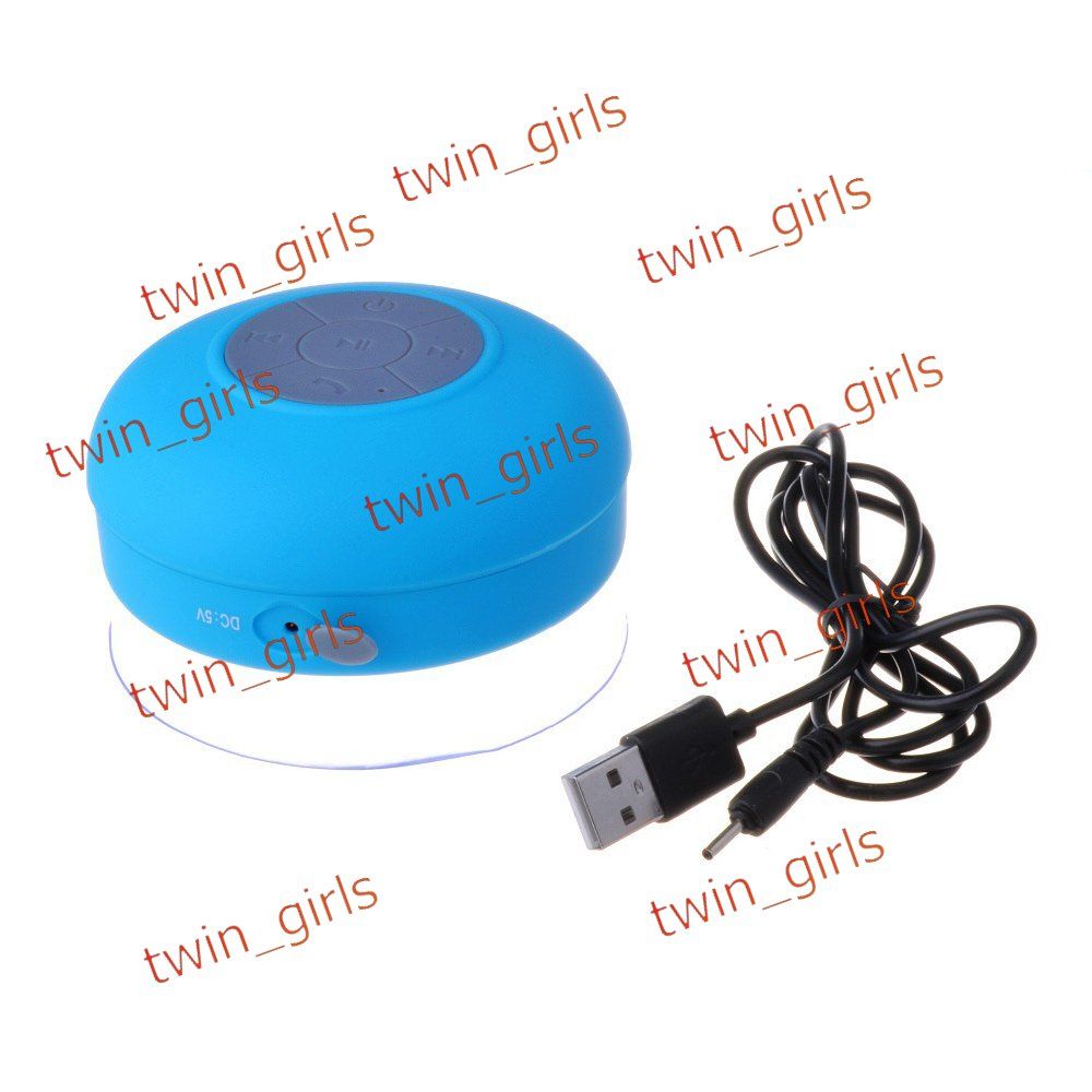 Mini haut-parleur Bluetooth 3.0 sans fil portable étanche avec mains libres 3W douche voiture mains libres avec micro pour IPhone 4 4S 5 5S 5C