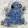 Hele Kristal Strass Kleine Kikker Pin Broche Mode-sieraden cadeau C7547524770