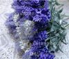 Commercio all'ingrosso - - 10PCS Lavanda Bush Bouquet Simulazione Seta Fiore artificiale Lilla Viola Bianco Matrimonio / Casa