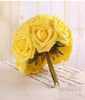 12 adet Kafa Gerçek Dokunmatik Lateks Düğün Gelin Gelinlik Güller Çiçek 10 renk seçin