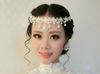 Wunderschöner Bollywood-Hochzeits-Brautschmuck aus weißer Spitze und Perlen