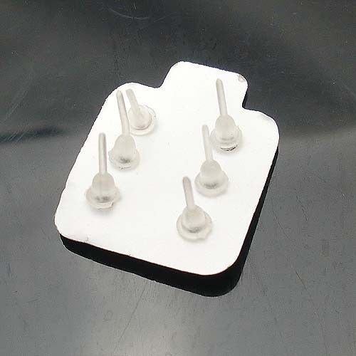 Plastic Post Nickel Free Cristais Stud Brinco Tamanhos 2mm 3mm 4mm