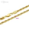 Wholesale - Low Price 14K Yellow Gold Filled 24" Knot Mens Rope Necklace Chain GF Jewelry Twist-link Chain 6mm wide Christmasgift