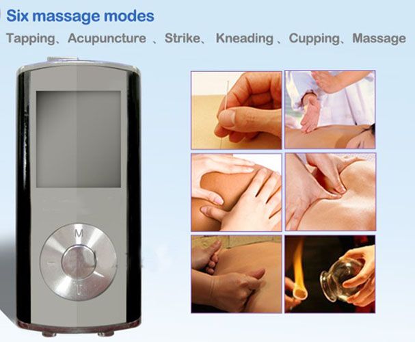 Electronic Digital Pulse Massager z 6 trybami przenośne mini masażerki o niskiej częstotliwości Mini Masagersming Spalanie tłuszczu Massager 6326590