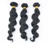 Высокое качество 5A Свободная волна 100% перуанский virgin remy человеческие волосы расширения 100g / pcs цвет #1b #1 же длина или длина смеси DHL бесплатно в наличии