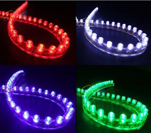 50PCS/LOT 48cm 48 LED Headlight Strips Light - Red Blue White