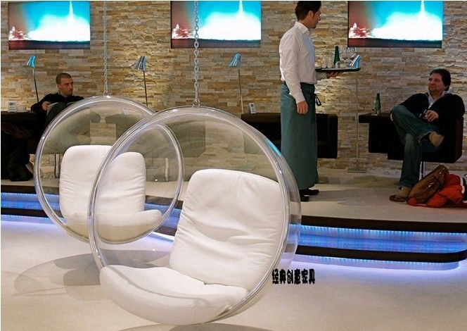 clear swing chair
