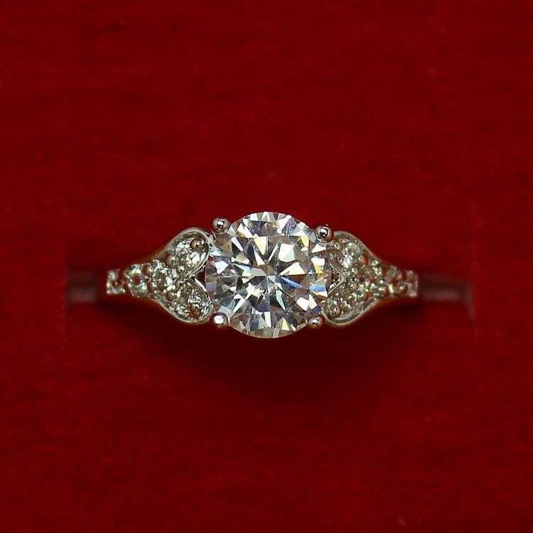 2014 NEW Authentic Korean Version Diamond Ring Wedding Ring Finger Ring Finger Ring Micro Pave