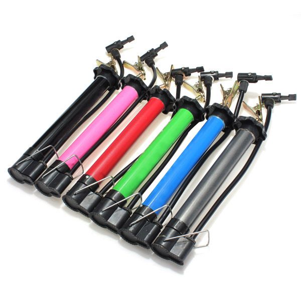 Bicycle Air Pump Tyre Inflator Portable Bike Pump Barometer With Pressure Gauge