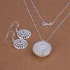 Nuovo arrivo set di gioielli da donna di moda mista in argento 925 con collana e orecchini 10setlot2803844