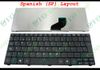 New and Original Notebook Laptop keyboard FOR Acer Aspire One D255 D257 D260 521 533, Gateway LT21 LT2100 NAV50 Matt Black Spanish SP versio