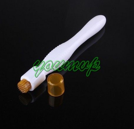 

Newest Mini derma stamp with 40 Micro needles stamp dermaroller DRS derma Pen Free Drop Ship