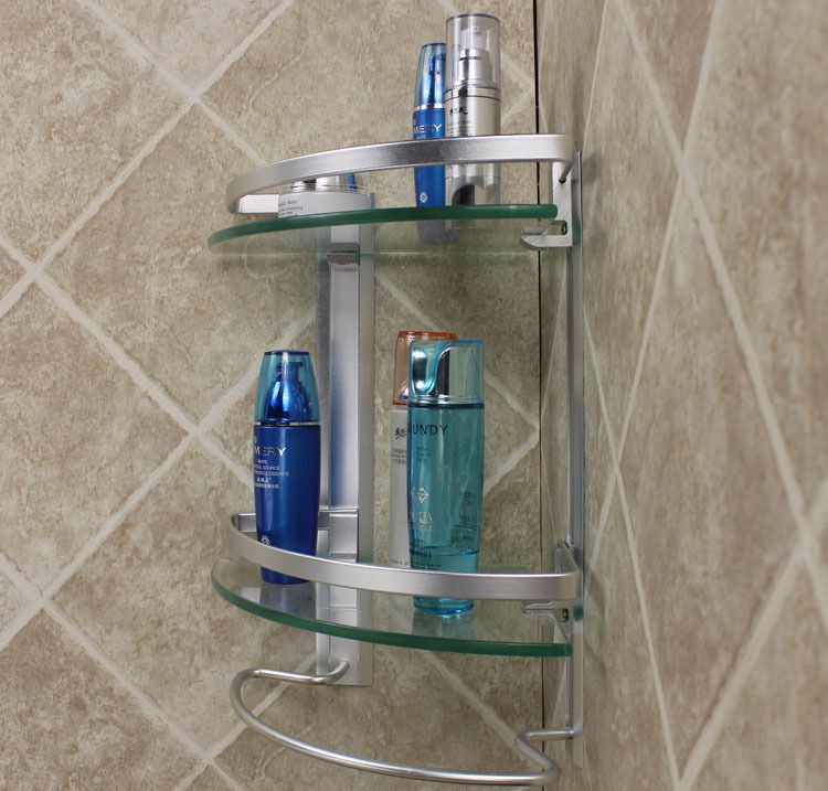 Bathroom Accessories Shelves best aluminum 2 tier glass shelf corner shower holder bathroom Bathroom Accessories Shelves best aluminum 2 tier glass shelf corner shower holder bathroom