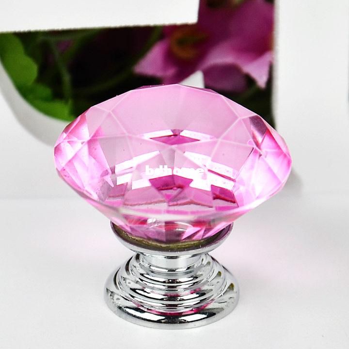 2019 30mm Diamond Crystal Shape Glass Cupboard Wardrobe