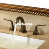 8" Antique Brass bathroom sink Faucet 2 Handles wide spread