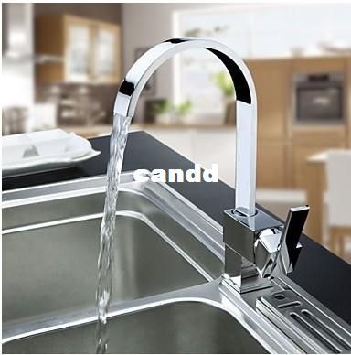 2019 Solid Chrome Multi Function Swivel Spout Kitchen Sinks Faucet