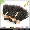 変態カーリーバージンマレーシアのヘアエクステンション4ピース人間の髪の緯糸巻き毛フルヘッドバウンスカーリーベラエアバルク卸売