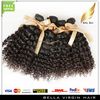 Peruviaanse haarwefs 4 stks / partij 8 "-30" menselijke haarextensions kinky krullend haarbundels natuurlijke kleur bellaha