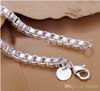 Partihandel - - - Hot !! Gratis frakt 925 sterling silver 14g armband smycken mode h172