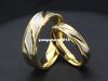 Stones Engagement wedding rings 18K gold fashion couple rings for man and women stainless steel jewelry sets