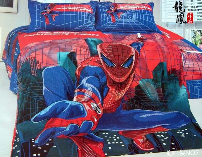 Spiderman Spider Man Bedding Set Twin Full Queen Size Cartoon For Kids