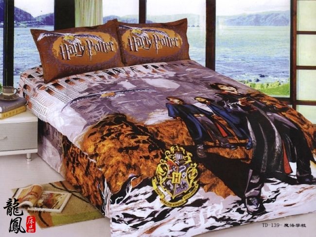 Kids Harry Potter Bedding Set Full Twin Queen Size Cartoon Bed In A Bag