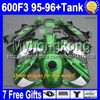 Tank + 7Gifts F3 95-96 53 # för Honda! CBR600F3 1995 1996 Ny Blue Black CBR 600 F3 CBR600 F3 CBR 600F3 70MY1885 95 96 Gratis Anpassade Fairings