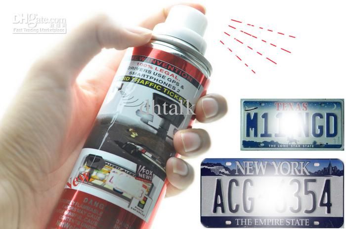 Wholesale Plate Reflective Spray License Invisible Spray Photo Blocker