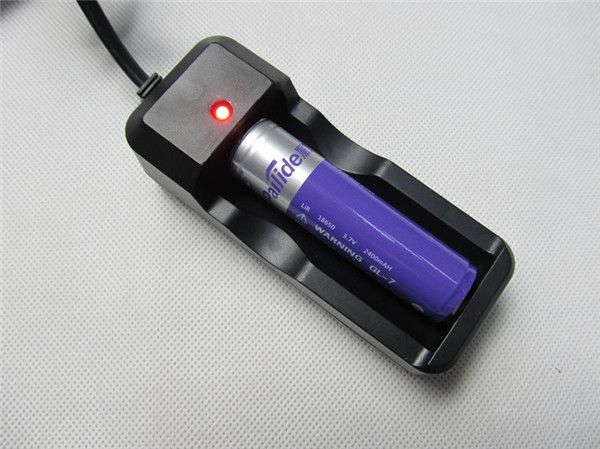 14500 26650 16340 18650 li-ion battery EU charger single charger universal rechargeable battery charger 3.7v for e cig ecig flashlight DHL