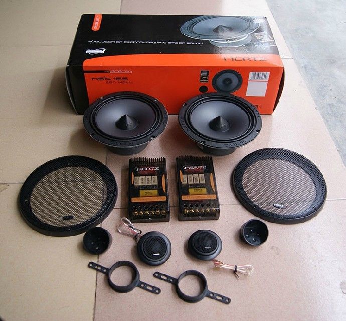 HERTZ Car 6.5 Coaxial Speaker KITS Bass 165mm High 25mm/1 Inch The Peak Power: 250W Continuous 