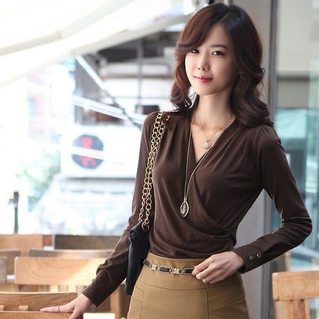 korean office lady fashion
