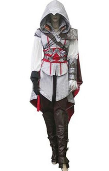 precisamente Consecutivo en Regalo de Hallowmas Assassin's Creed II 2 3 Disfraz de cosplay Ezio Versión blanca de lujo Cualquier talla precisamente Consecutivo en Regalo de Hallowmas Assassin's Creed II 2 3 Disfraz de cosplay Ezio Versión blanca de lujo Cualquier talla
