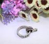 20 st Fashion Tibetan Silver Scarf Ring w / Bail # 22147