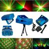 Mini projecteur Laser LED bleu, 12 pièces/lot, DJ Disco Bar, éclairage de scène et de maison, galaxie