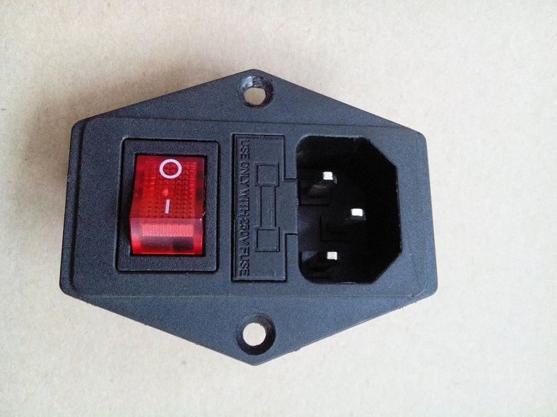 AC Inlet 3 in 1 with Male Power Connector Switch Fuse Express Inlet with Power Switch Online