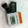 2000PCS /ロットミニスモールミニデジタルLCD温度計コンボセンサー有線水族館温度計