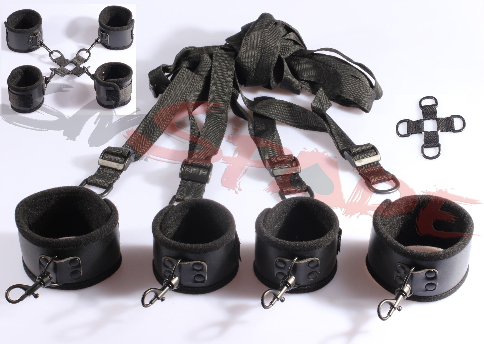 Multi Function BDSM Restraint Kits Under The Bed Restrain Systom & Hog