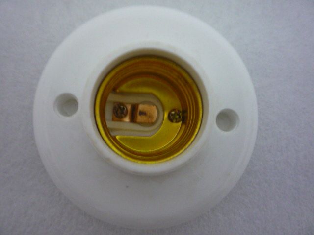 MOQ10 E27 Schraube Typ Basis Lampe Halter Sockel Fitting Für Lichter Birne Scheinwerfer CFL Halogen Beleuchtung 220 V Runde Drop schiff 5973752