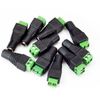 6PCS X LED till DC Power Kvinna Jack Connector Pluggar för 3528 SMD 5050 SMD LED Strip Light 5.5 x 2,1 mm