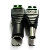 6PCS X LED to DC Power Female Jack Connector Plugs for 3528 SMD 5050 SMD led strip light 5.5 x 2.1mm