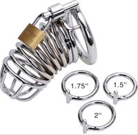 New Chastity Cage Male Chastity Belt Cock Cage Sex Toys for ...
