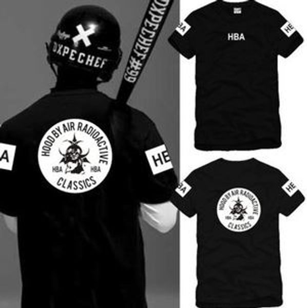 

Бесплатная доставка китайский размер S-XXXL лето футболка HBA Майка капот по воздуху