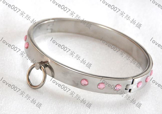 Средний ошейник с кольцами и поводком Пикантные штучки, красный DP079 - ПИКАНТНЫЕ ШТУЧКИ  BDSM - Ошейники, Поводки - Купить