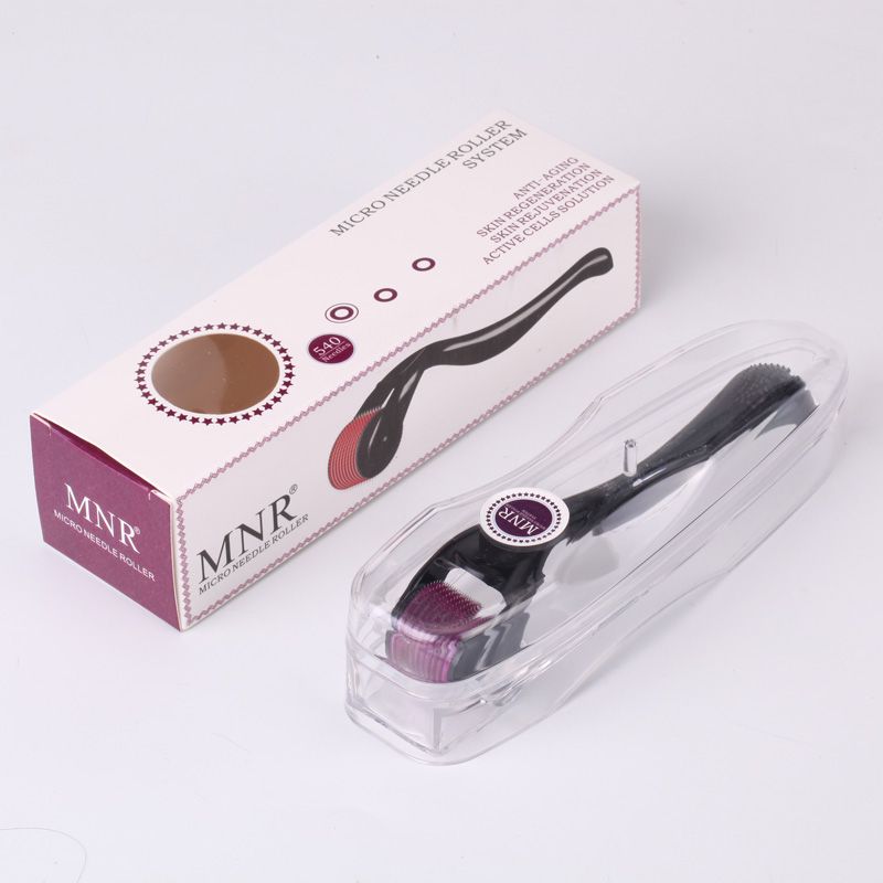 Fast shipping 50pcs/lot MNR Derma Roller Wrinkle Spot Acne Removal Skin Roller Anti-aging massage Microneedle mezoroller Beauty Tool