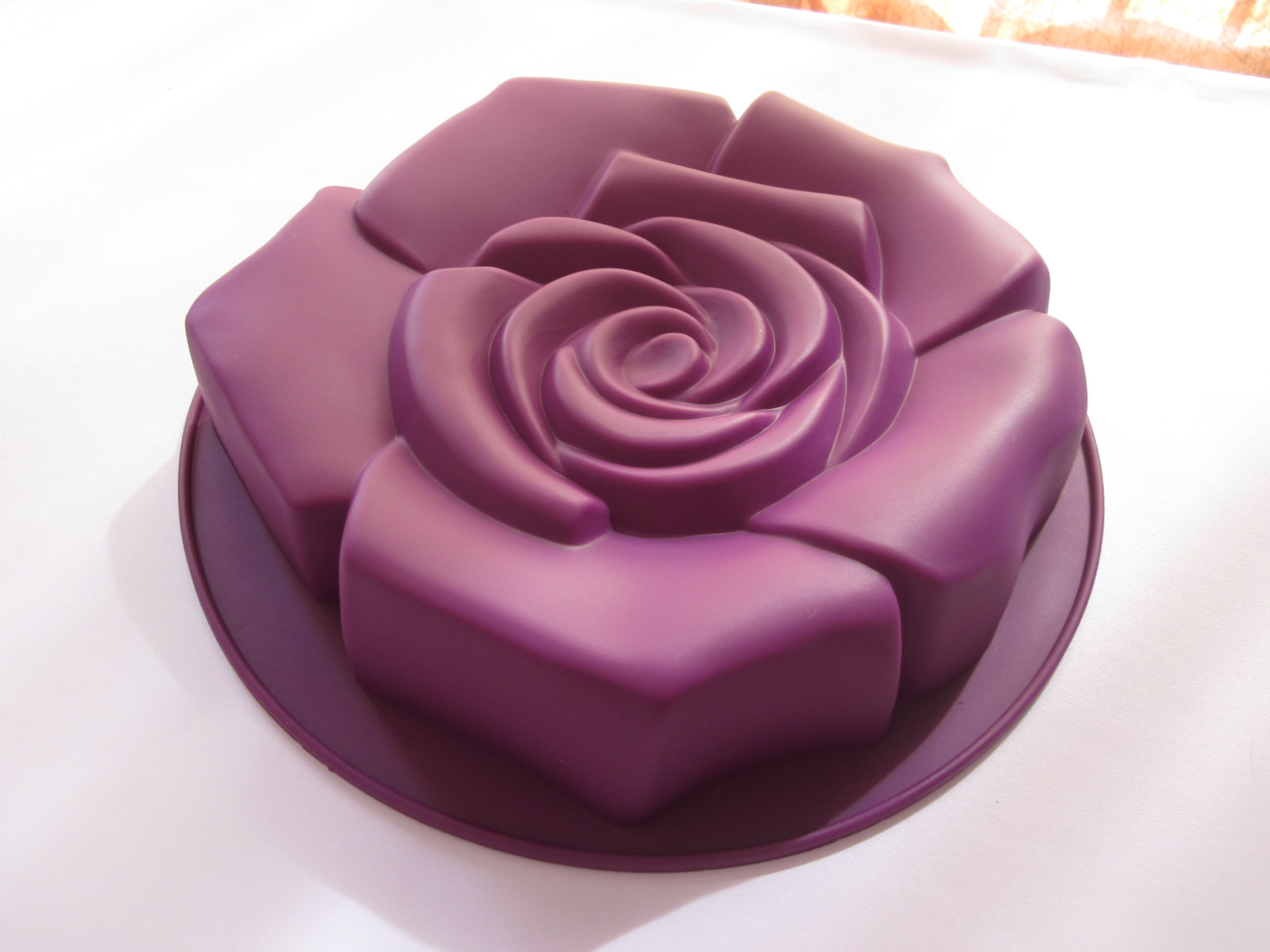 2019 100 Silicone Big Size Rose Silicone Cake Pans,Baking Pans,Cake