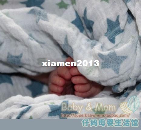 Free shipping 100%Muslin cotton Aden anais baby towel newborn bath towel newborn blanket 110x110cm 140g with label-image-182263697