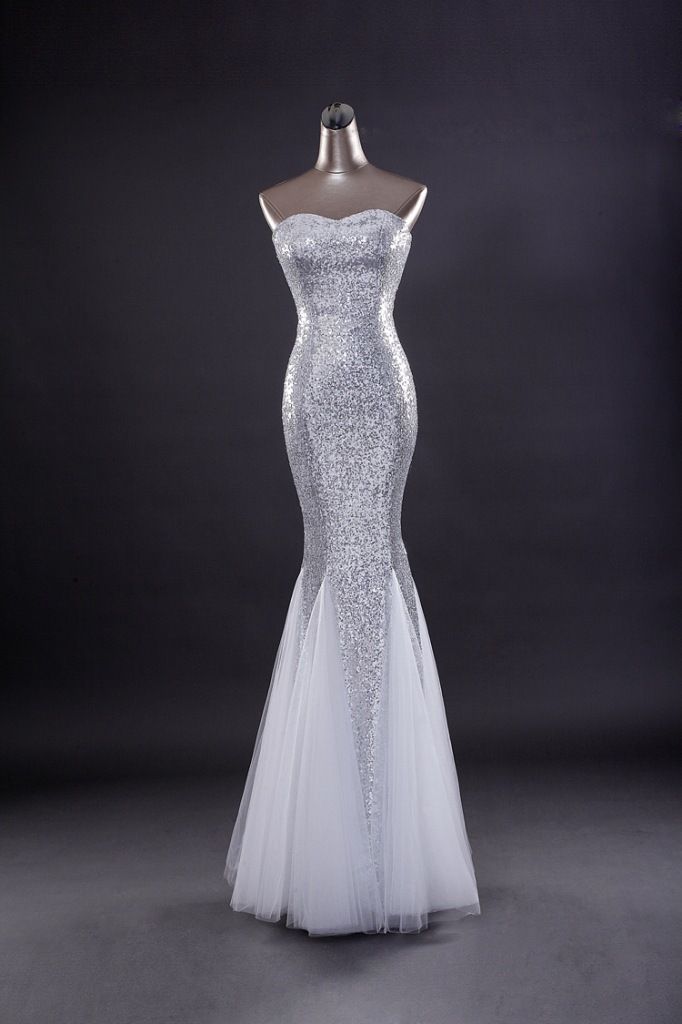 SW 2014 Sparkle Stylish Sweetheart Mermaid Fishtail Evening Dress Floor ...