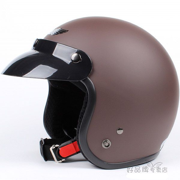 Motorcycle Helmet Taiwan SYC 3/4 Retro Cycling Street Open Face