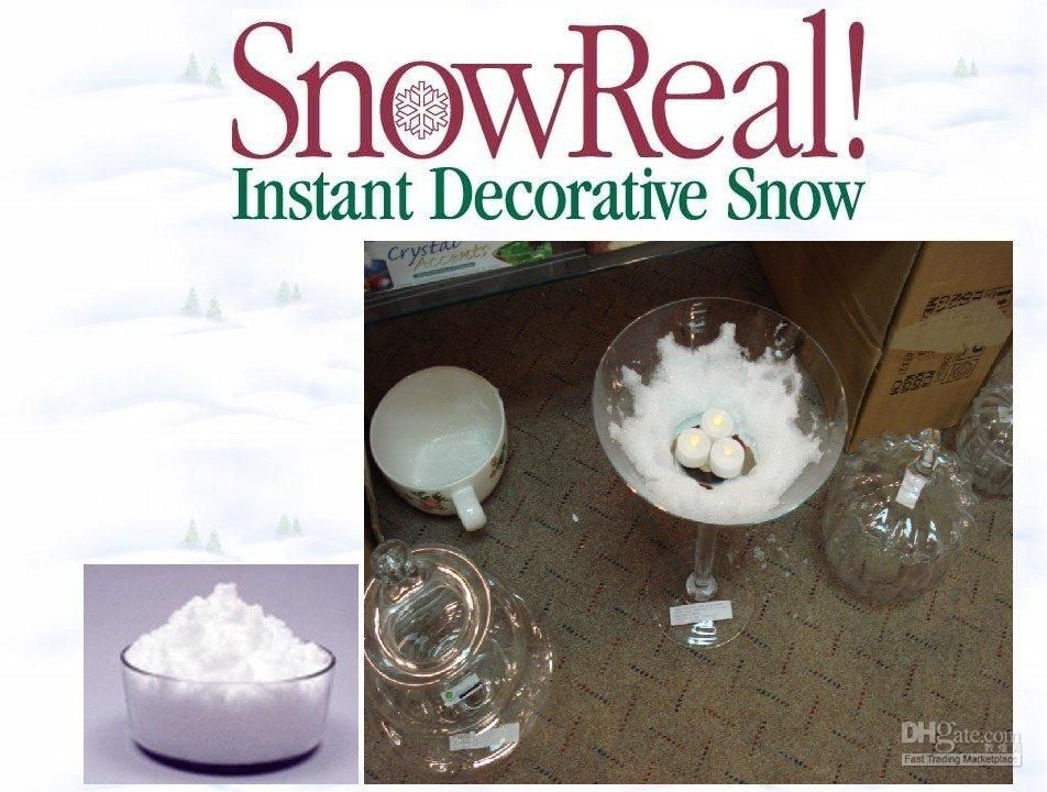 Cheap DIY Instant Artificial Snow Powder Simulation Fake Snow For Party