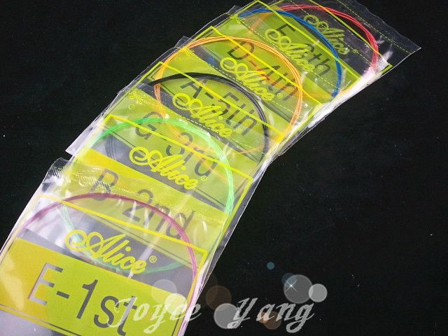 Alice Colorful Clear Strings Clear Strings Classical Guitar Strings 1st6th Strings Byles 9129110